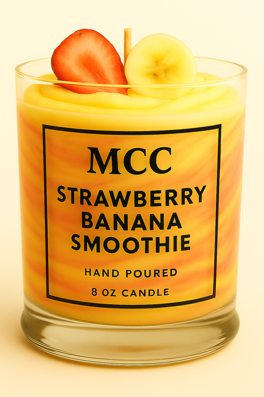 Strawberry Banana Smoothie Candle